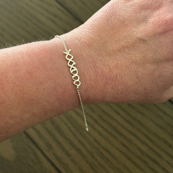 Tiffany & Co. Silver XO Chain Bracelet 6.5” Rare - Picture 3 of 9